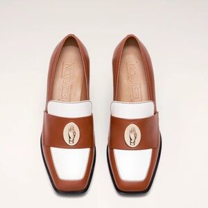 New NIB NOMASEI NONO loafers bicolor cognac 39/9 celeb loved style